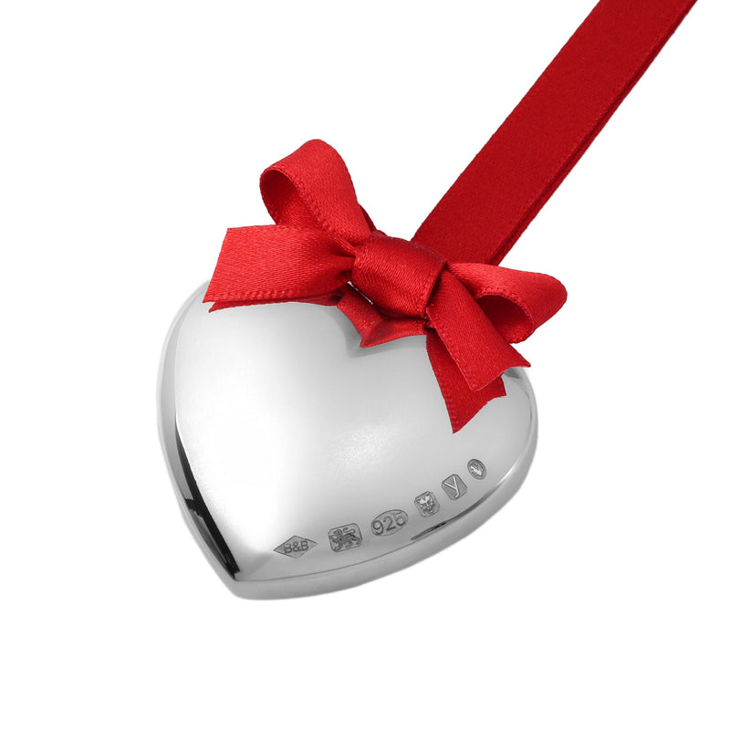 Forever Heart LIMITED EDITION Sterling Silver Christmas Decoration