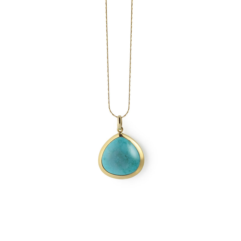 Azira Gilded Silver Howlite Pendant