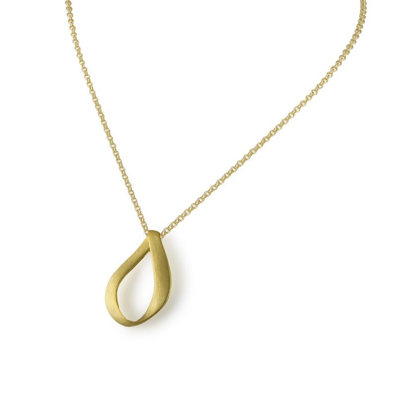 Sasha Gilded Satin Sterling Silver Pendant