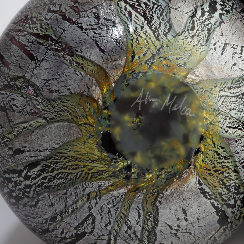 Noir British Art Glass Vase