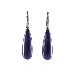 Natural Lapis Lazuli Drop Earrings A17