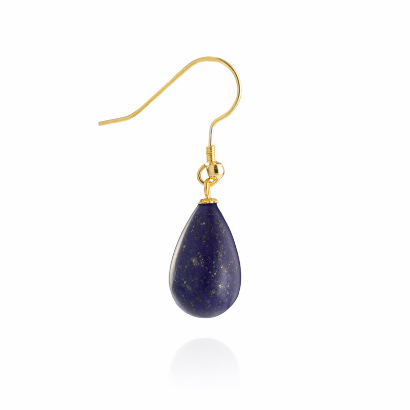 Natural Lapis Lazuli Drop Earrings G25