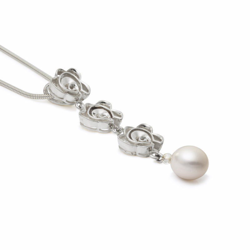 Rose & Pearl Pendant G27P