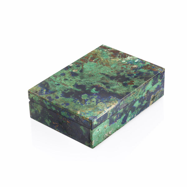 Large Azurite, Malachite & Chrysocolla Box M201
