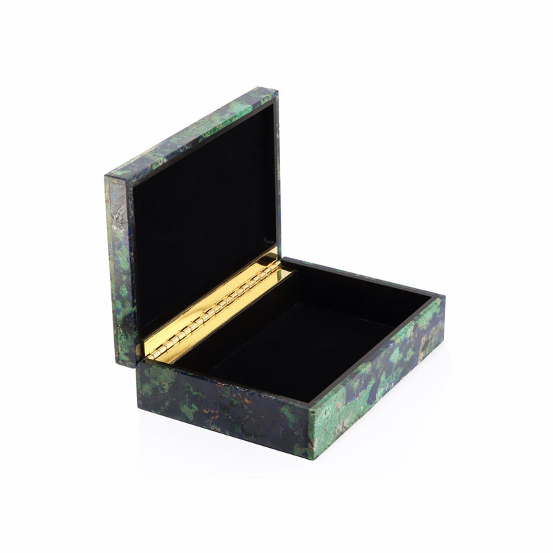 Large Azurite, Malachite & Chrysocolla Box M201