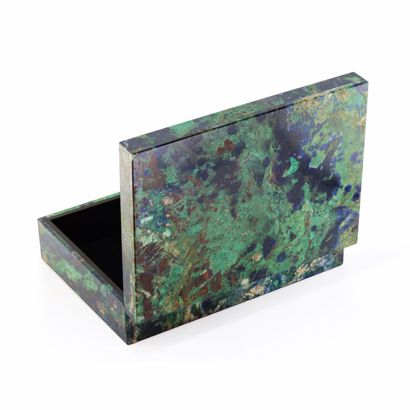 Large Azurite, Malachite & Chrysocolla Box M201