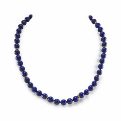 Natural Lapis Lazuli 8mm Bead Necklace A12