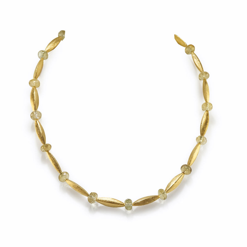 Gilded Silver & Citrine Necklace A27