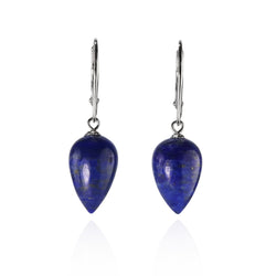 Natural Lapis Lazuli Drop Earrings V43