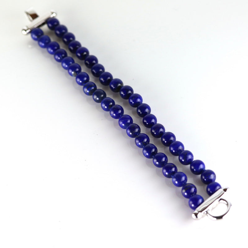 Natural Lapis Lazuli 8mm Bead Bracelet A43  SAVE £26
