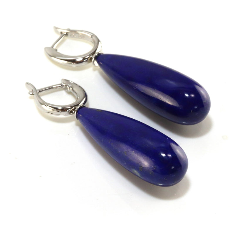 Natural Lapis Lazuli Drop Earrings A17