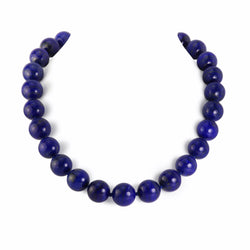 Natural Lapis Lazuli 15mm Bead Necklace N120