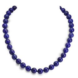 Natural Lapis Lazuli 10mm Bead Necklace N45