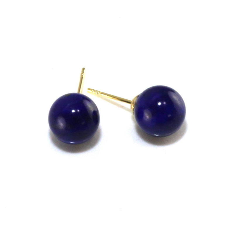 Lapis Lazuli Stud Earrings A14
