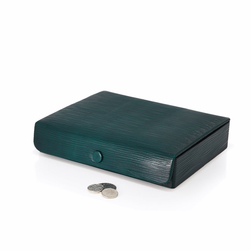 Green Leather Jewellery Case