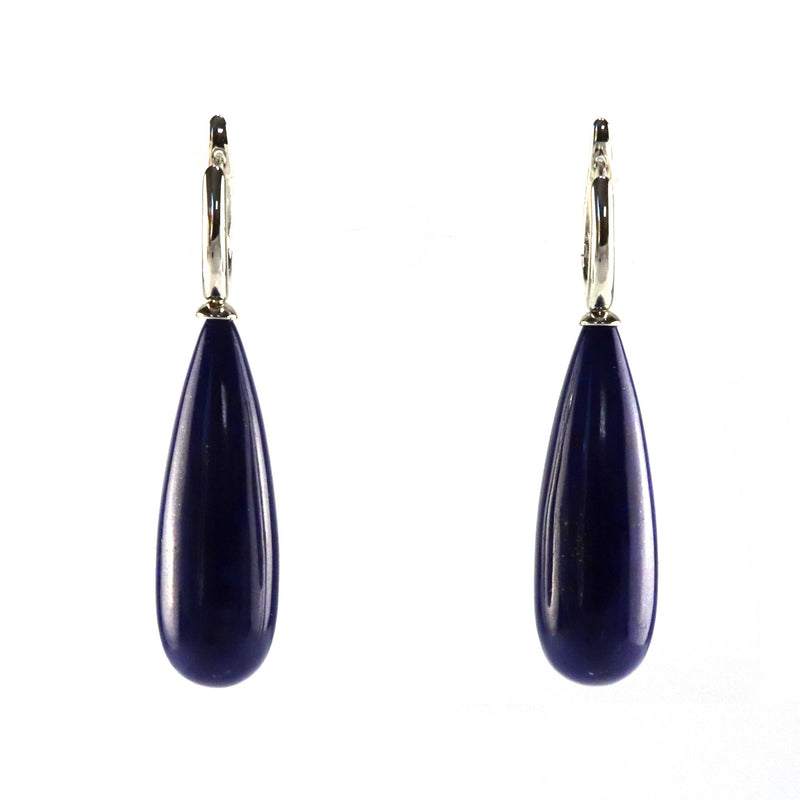 Natural Lapis Lazuli Drop Earrings A17