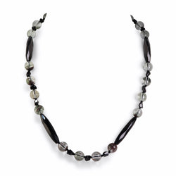 Lodolite & Onyx Necklace