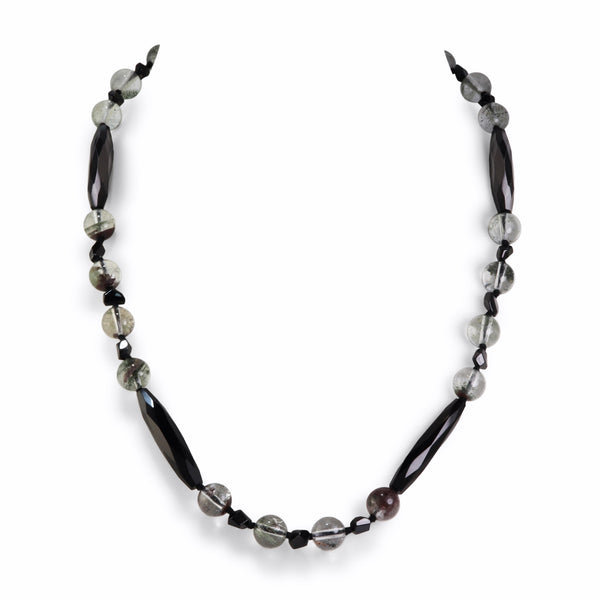 Lodolite & Onyx Necklace