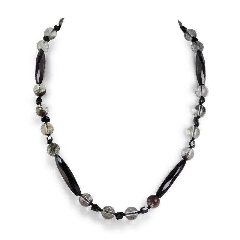 Lodolite & Onyx Necklace