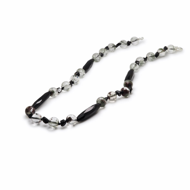 Lodolite & Onyx Necklace