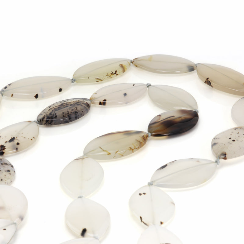 Montanta Moss Agate Double Row Necklace N123