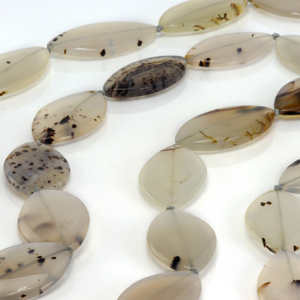 Montanta Moss Agate Double Row Necklace N123