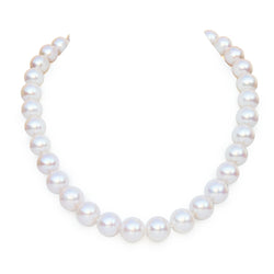 11mm to 14mm Edison White Pearl Necklace