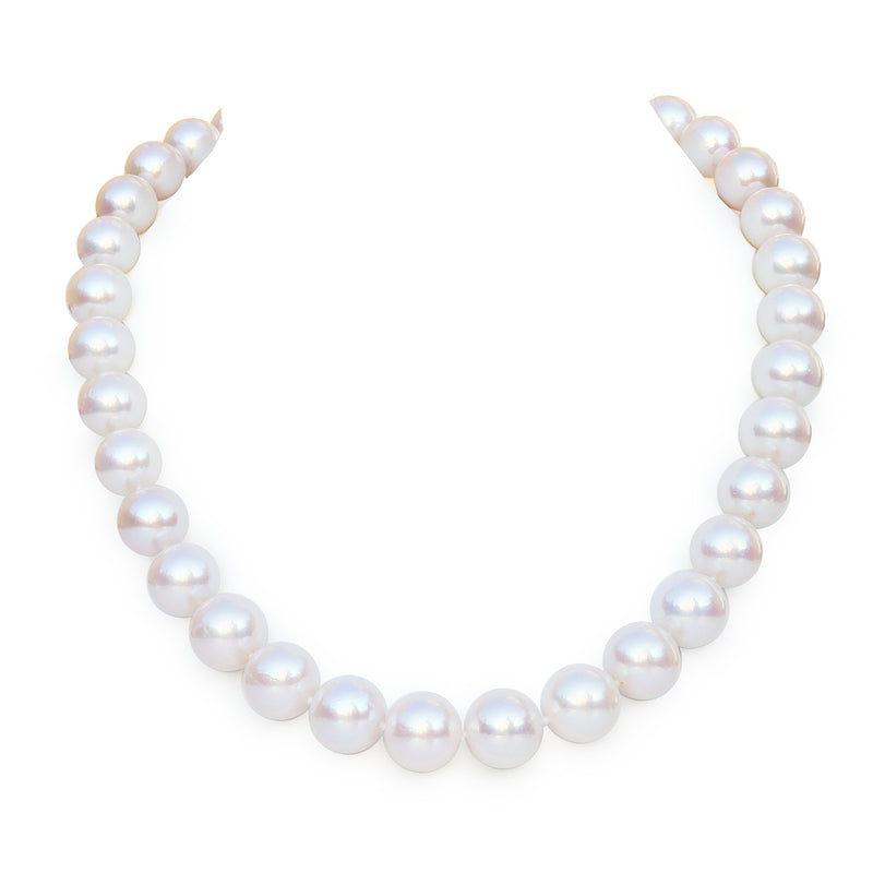 11mm to 14mm Edison White Pearl Necklace