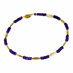 Amethyst & Gilded Silver Necklace A42 SAVE £100