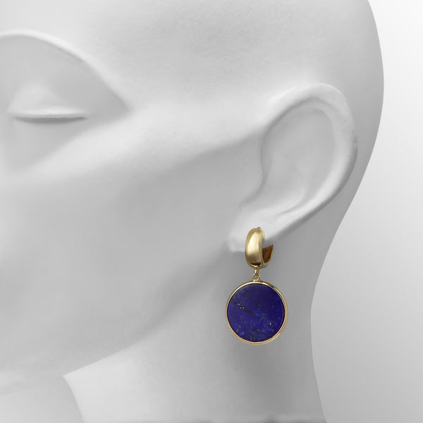 Kasimir Lapis Lazuli & Gilded Sterling Silver Earrings