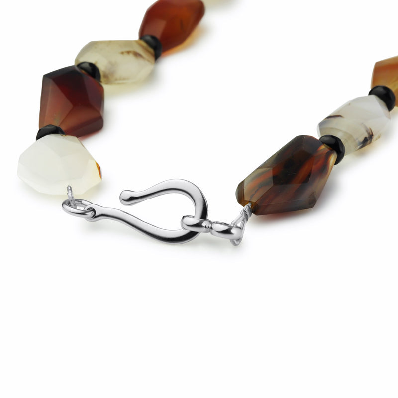 Montana Moss Agate & Spinel Necklace