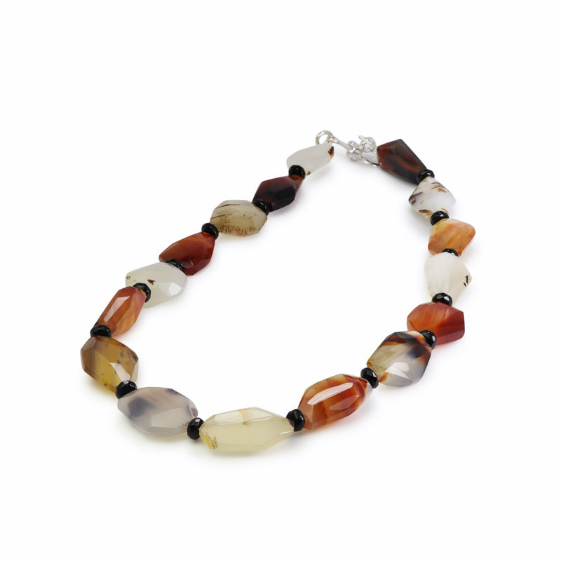 Montana Moss Agate & Spinel Necklace