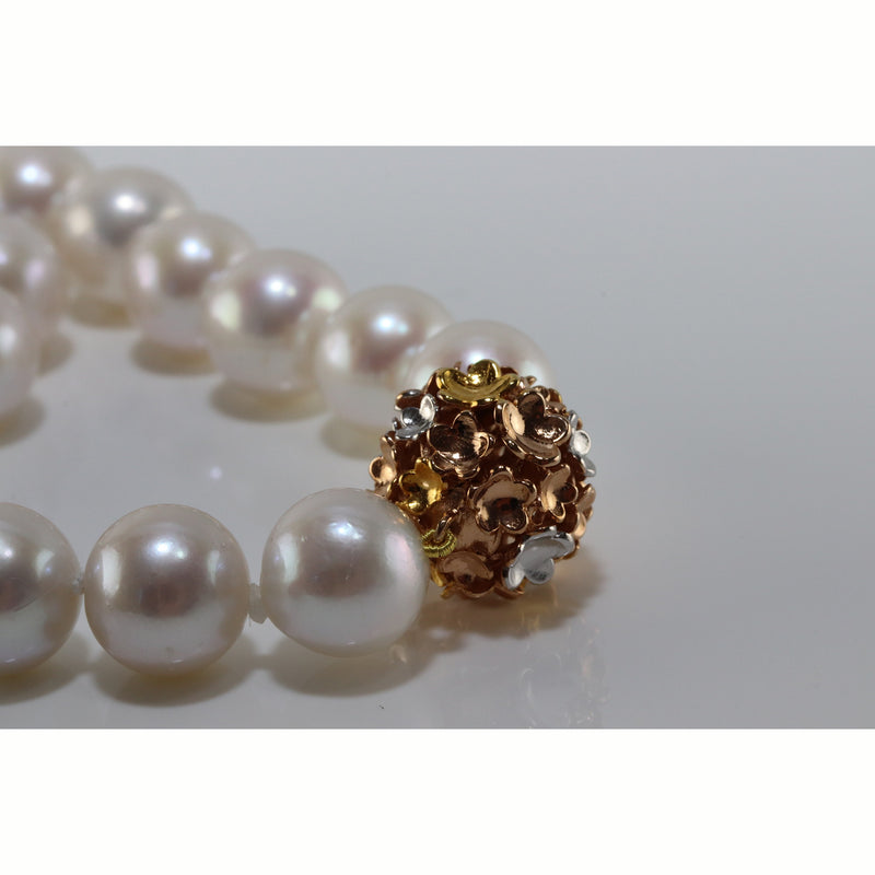 11mm to 14mm Edison White Pearl Necklace