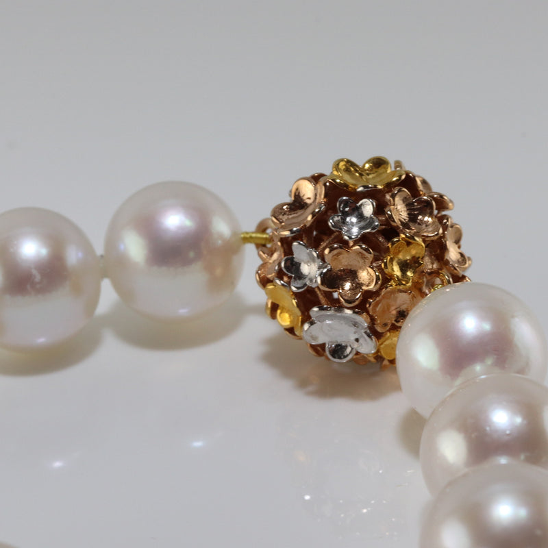 11mm to 14mm Edison White Pearl Necklace