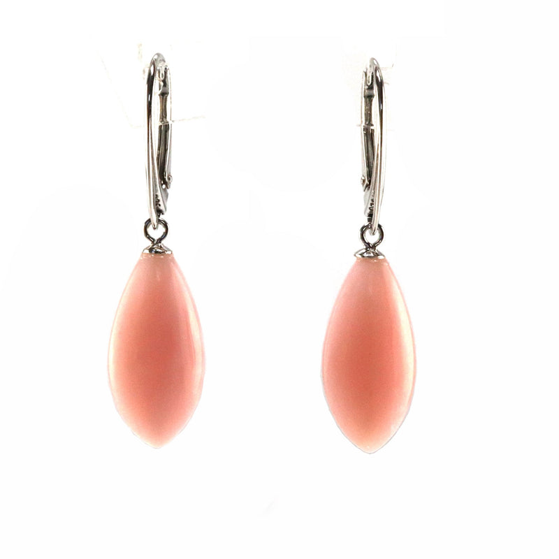 Peruvian Pink Opal Drop Earrings A19