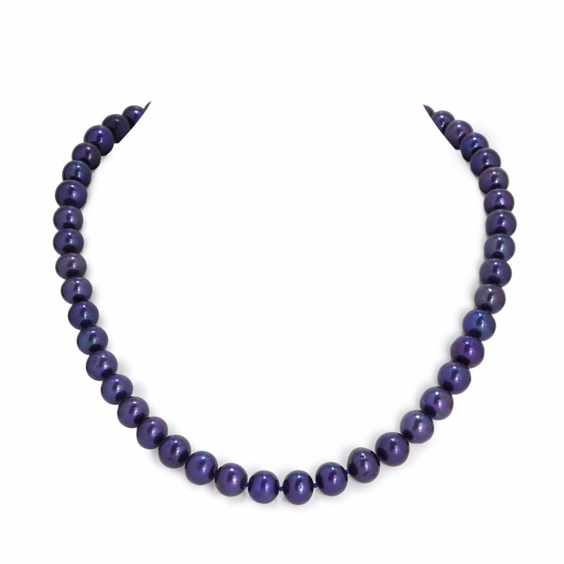 Blueberry Pearl Necklace