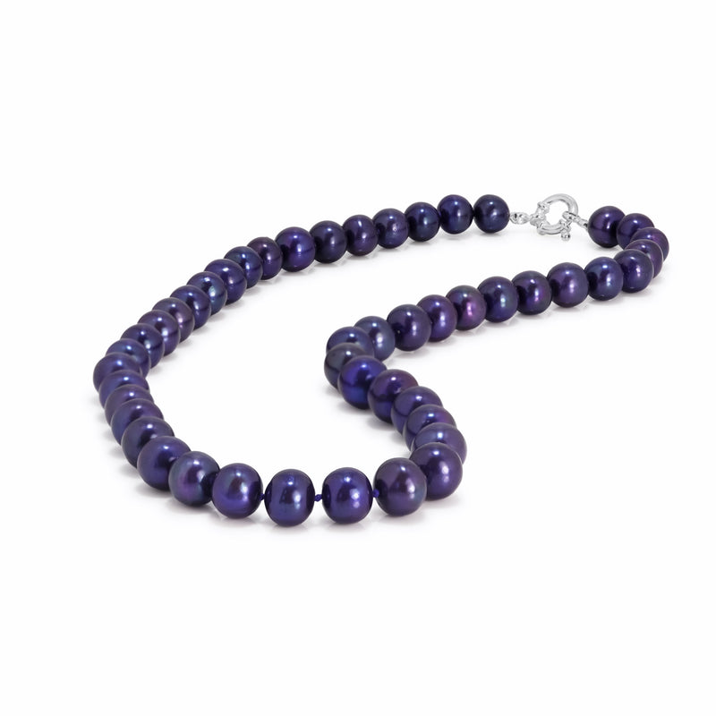 Blueberry Pearl Necklace