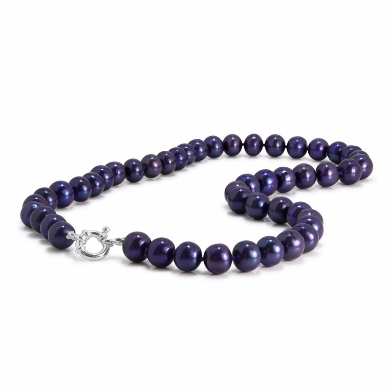 Blueberry Pearl Necklace