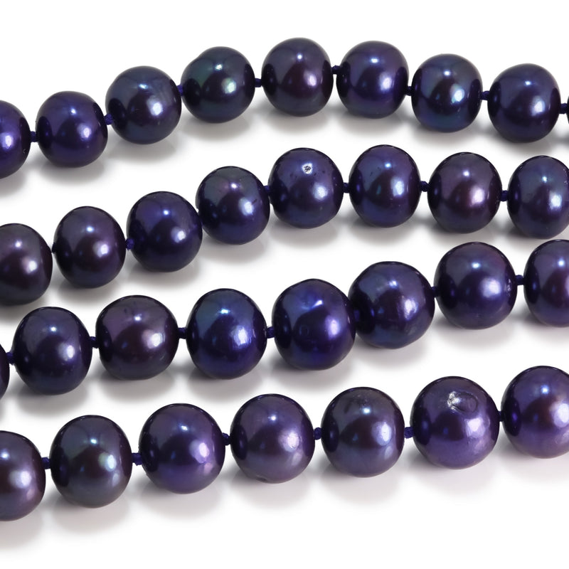 Blueberry Pearl Necklace