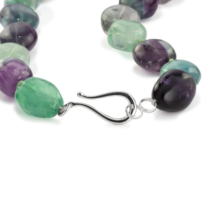 Giverny Fluorite Nugget Necklace Q13