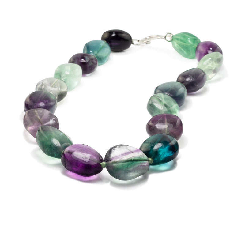 Giverny Fluorite Nugget Necklace Q13