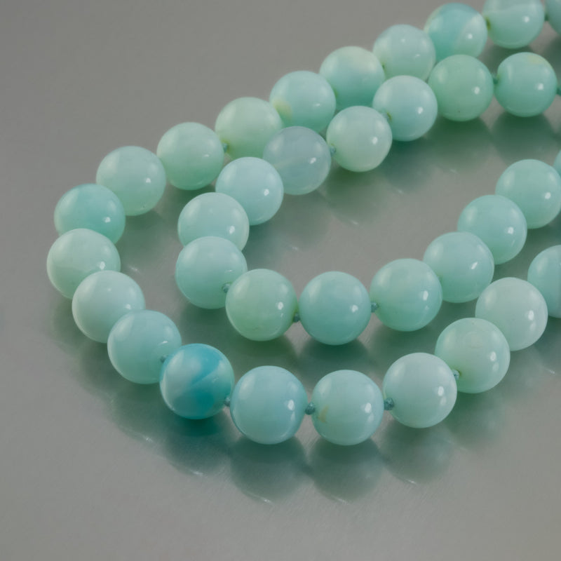 Peruvian Blue Opal Necklace Q15