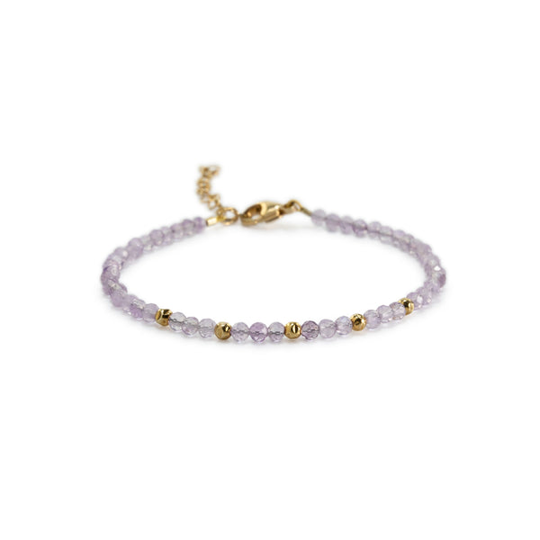 Amethyst Strand Bracelet Q25