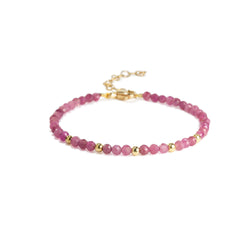 Pink Tourmaline Strand Bracelet Q27