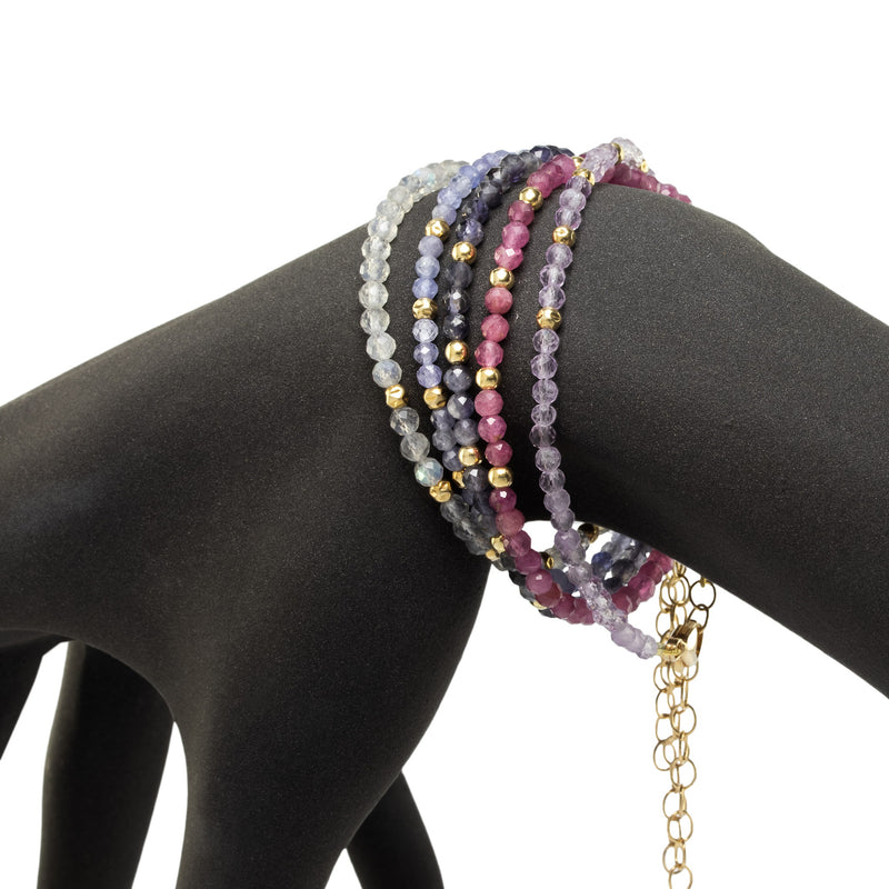 Pink Tourmaline Strand Bracelet Q27
