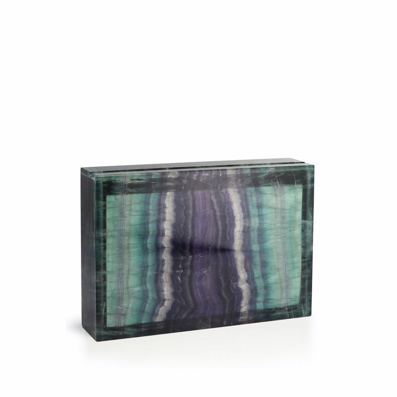 Large Rainbow Fluorite Box