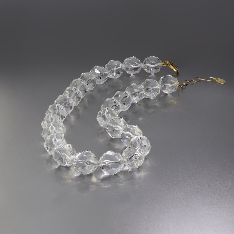 Faceted Rock Crystal Necklace