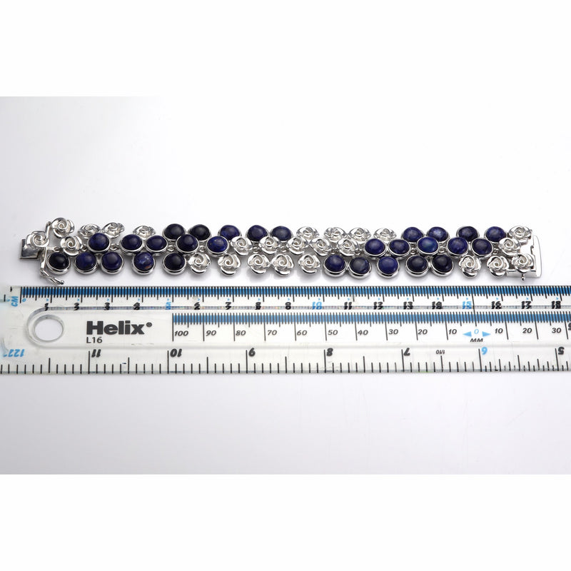 Babylon Sodalite & Sterling Silver Bracelet B74 CLEARANCE SAVE £50