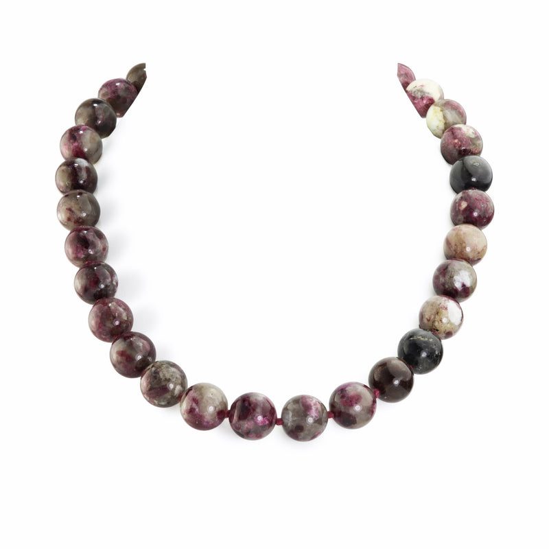 Natural Pink Tourmaline Necklace T13