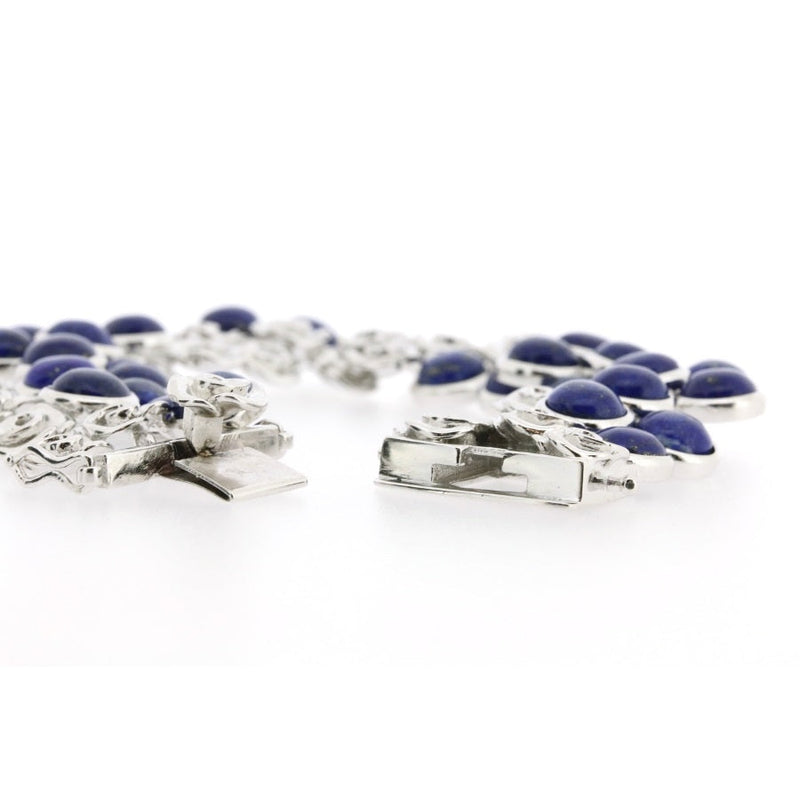 Babylon Sodalite & Sterling Silver Bracelet B74 CLEARANCE SAVE £50